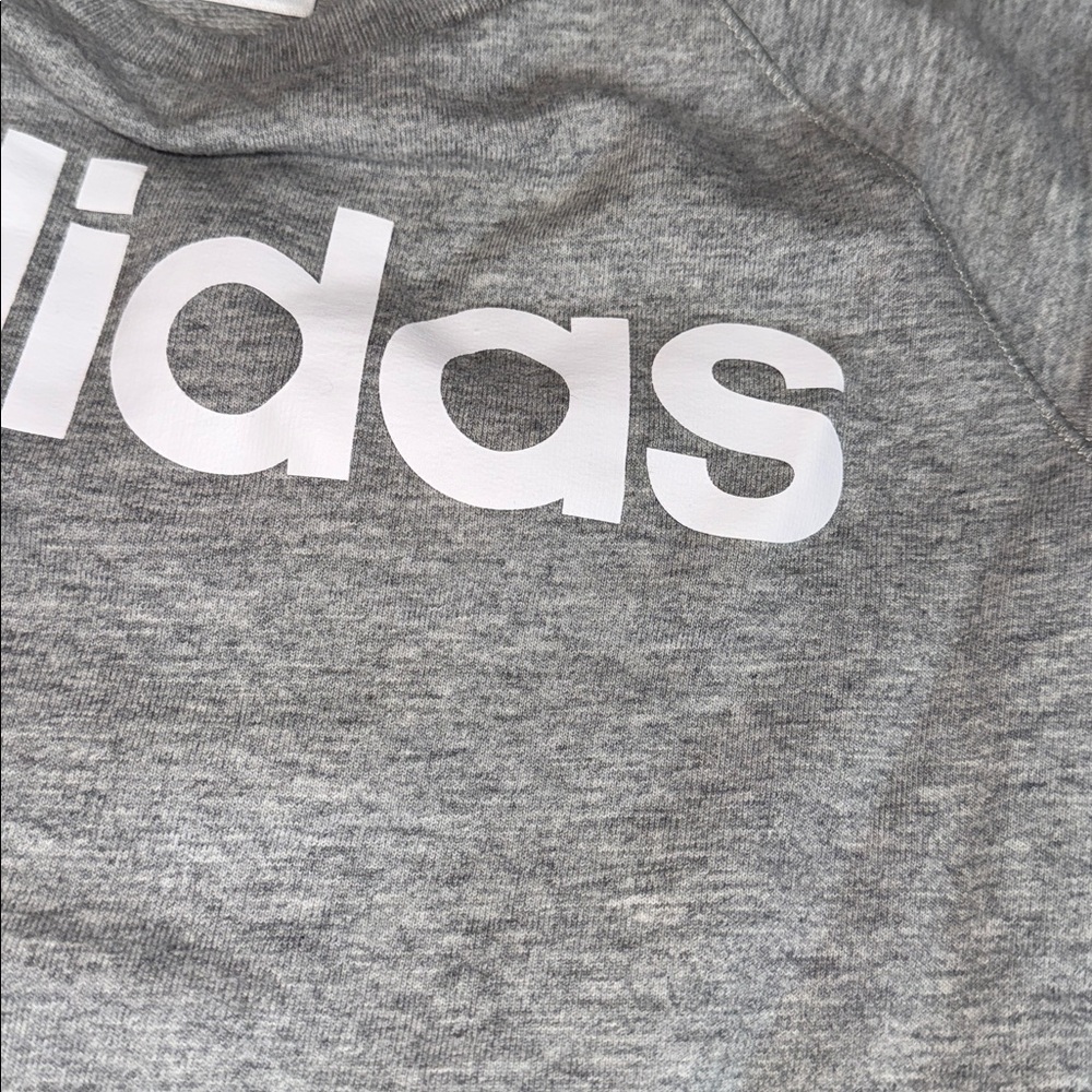 Adidas Gray Sweatshirt Girls (Large 12/14) - Picture 7 of 8